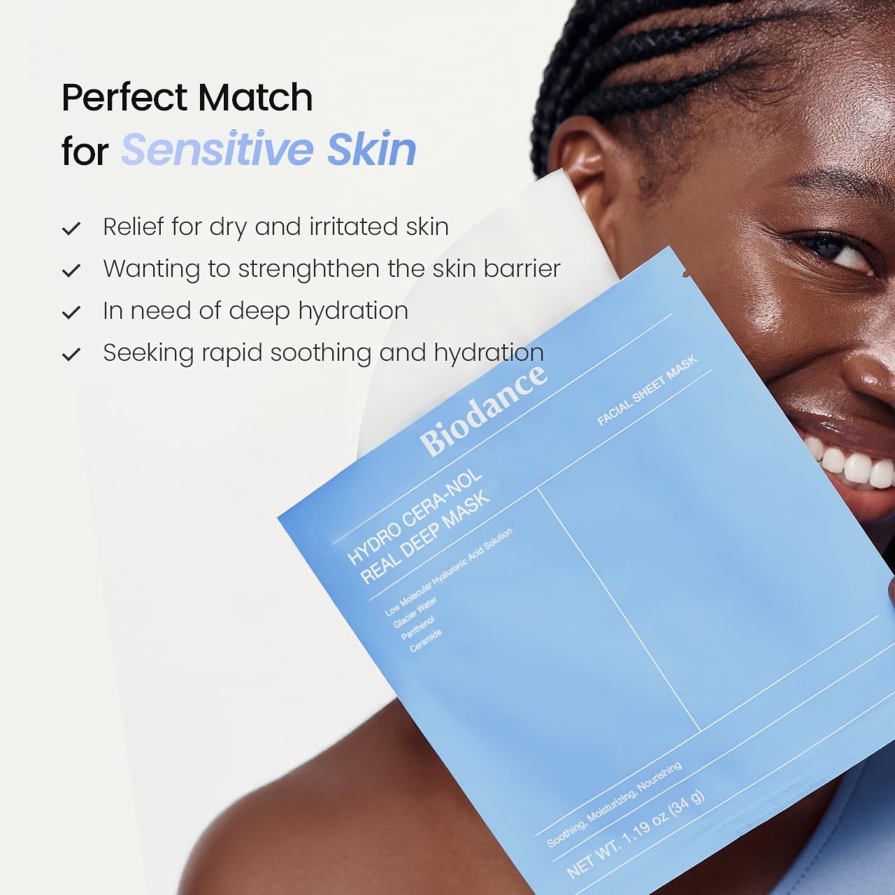 BIODANCE Multi-Care Experience Kit: Caviar PDRN, Bio Collagen & Ceramide Panthenol & Sea Kelp Mask Dicovery Bundle — All-in-one Korean Skin Care, Skin Care Set